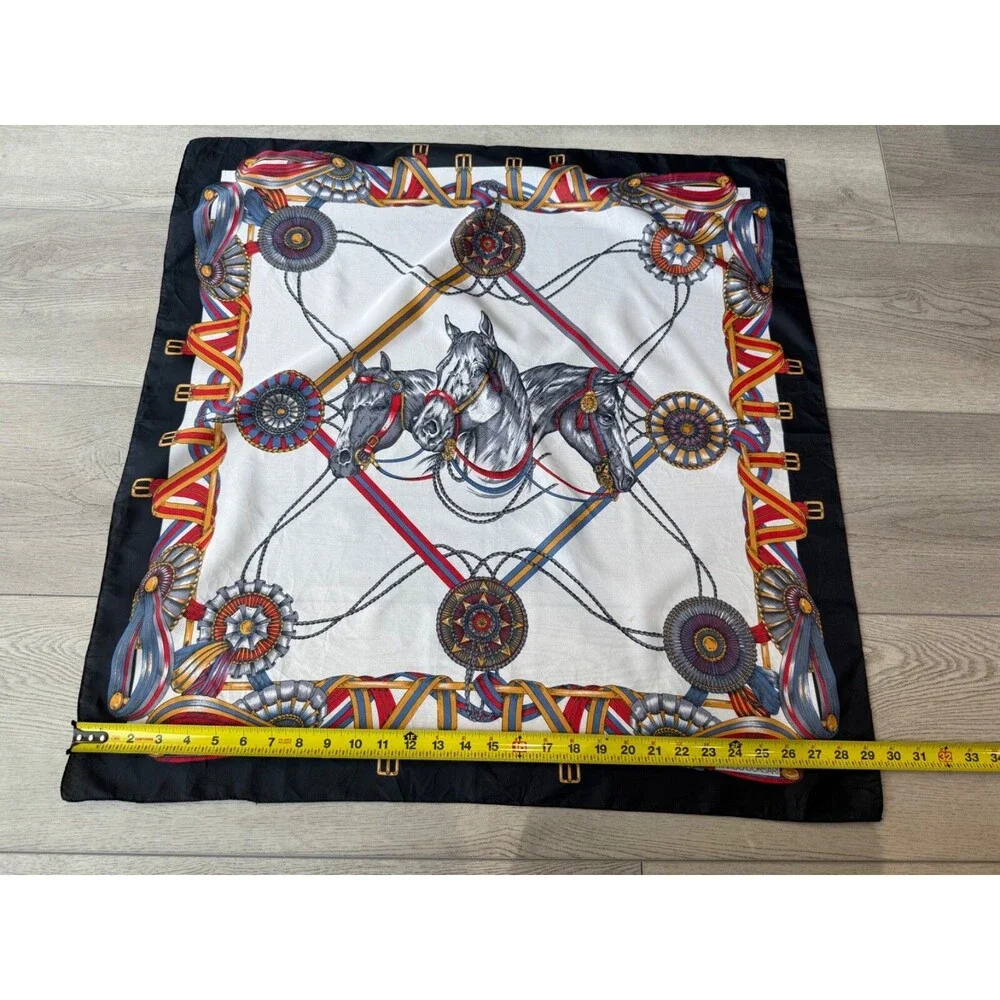 Marco Corsari‎ Equestrian Vintage Scarf Ribbons 30